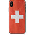 Switzerland Flag Distressed iPhone XS Max Skin